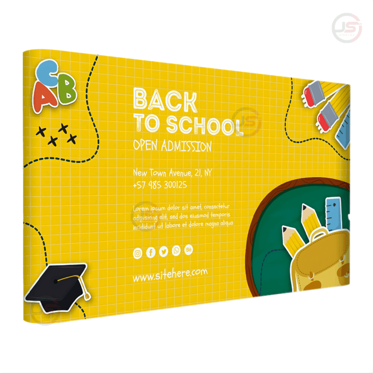 vinyl pop up stand straight