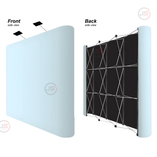 vinyl pop up stand straight