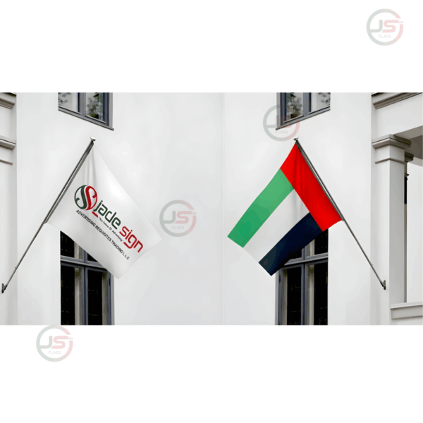 wall mounted flags