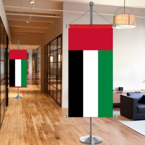 conference hanging flags