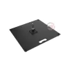 flat metal base