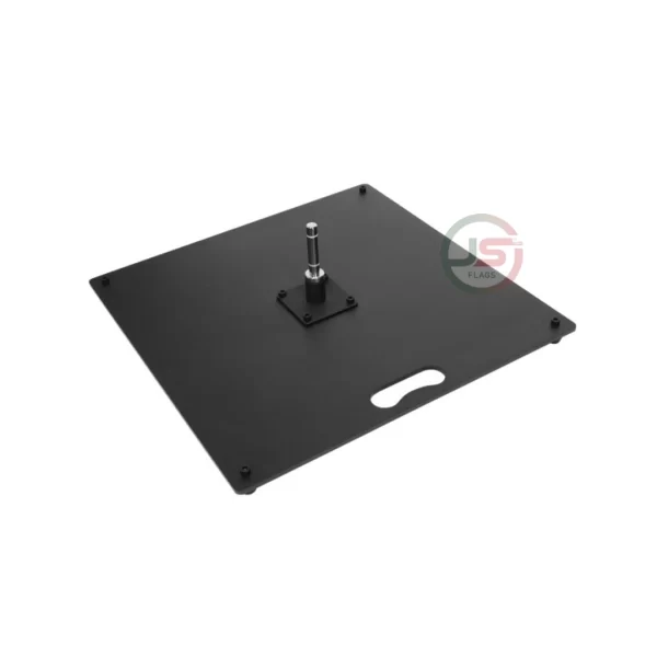 flat metal base