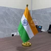 table top flags-singlepole-gold